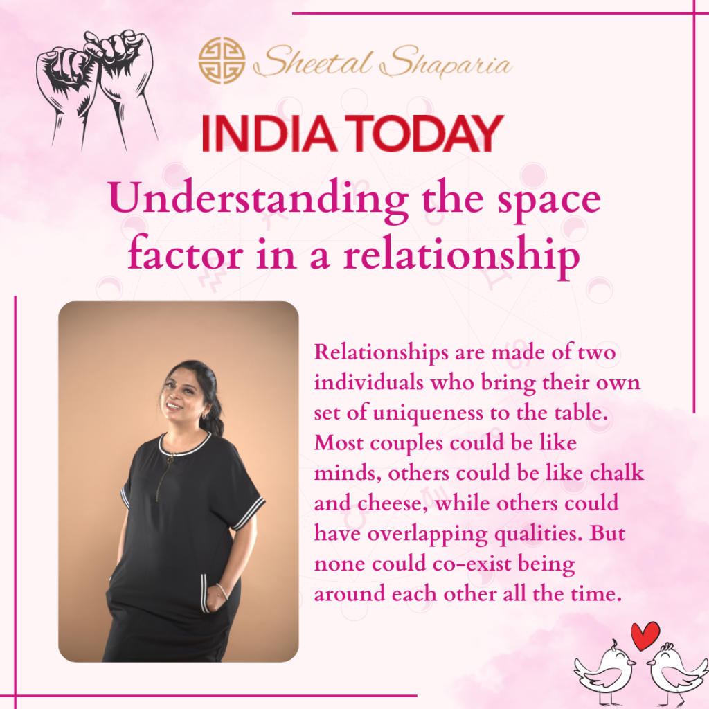 Understanding the space factor in a relationship