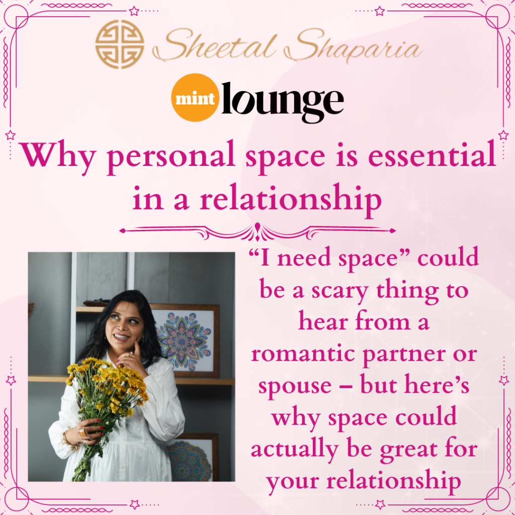 Why personal space is essential in a relationship